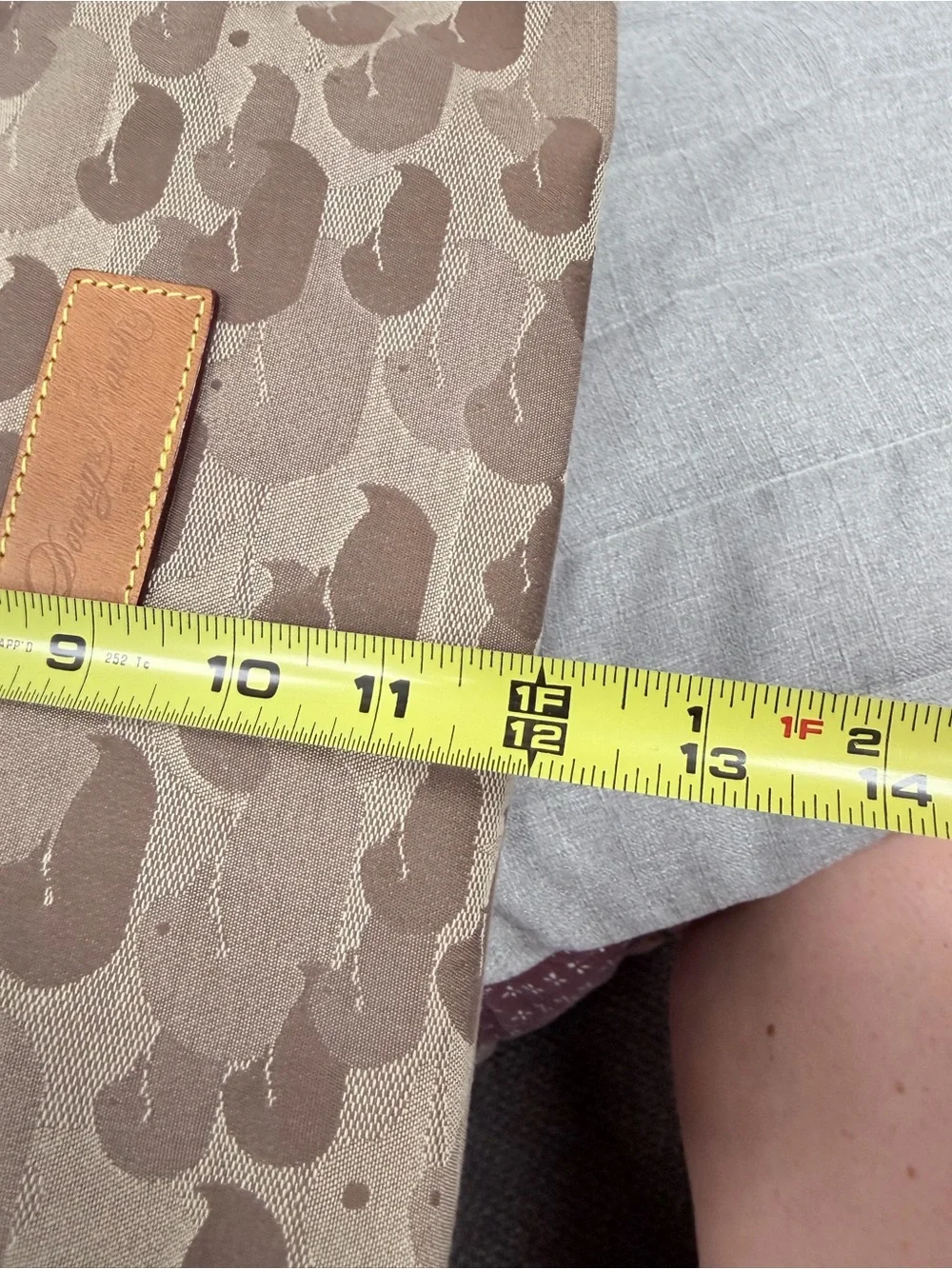 Dooney & Bourke Brown and Tan Signature Tote